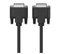 Hama 00300104 câble DVI 1,5 m DVI-I Noir