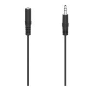 Audio Cable, 3.5 mm jack plug/socket, stereo, 2.5 m