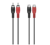 Hama 00305035 câble audio 5 m 2 x RCA Noir