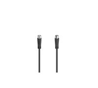 Hama - 00305066 - Classic Line Antennen-Kabel, Koax-Stecker - Koax-Kupplung, vergoldet, 1,5 m, 100 dB ()