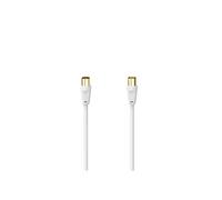 Hama - 00305068 - Classic Line Antennen-Kabel, Koax-Stecker - Koax-Kupplung, vergoldet, 5,0 m, 100 dB ()