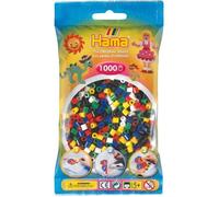 Lot de 1000 perles Hama MIDI - Mélange de 6 couleurs - Marque Hama - Pour enfants à partir de 5 ans - Jaune