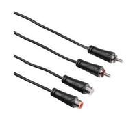 Hama 1.5m 2 x RCA M/F câble audio 1,5 m Noir