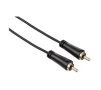 Hama 1.5m RCA m/m câble audio 1,5 m Noir