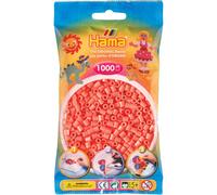 Hama – Perles à repasser MIDI – 1 000 perles – Rouge pastel – Jeu créatif pour enfants dès 5 ans