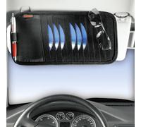 Hama Pochette Pare-soleil pour véhicule – 12 CD/DVD/Blu-Ray – Noir