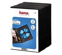 Hama Boîtier DVD Jewel avec film - Boîtier DVD Jewel - capacité : 1 DVD - noir (pack de 10)