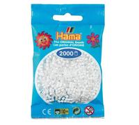 Hama Perles mini – 2000 perles Ø2,5 mm – blanches – dès 10 ans