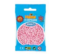 Hama 2 000 Perles Mini (Petites Perles Ø2,5 mm) Rose cl