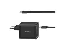 Hama 200005 Ordinateur portable, Smartphone, Tablette Noir Secteur Intérieure
