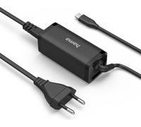 Hama 200023 Adaptateur secteur USB-C pour ordinateur portable, 5-20V/65W Chargeurs/câbles de charge/alimentation spéciaux Noir