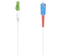 Hama 200766 Câble réseau fibre optique LC/APC-St.-SC/UPC-St., 5m Câble de raccordement/câble de connexion/câble d'adaptation/adaptateur Blanc