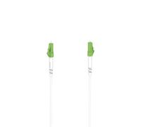 Hama 200785 Câble réseau fibre optique LC/APC-St.-LC/APC-St., 9m Câble de raccordement/câble de connexion/câble d'adaptateur/adaptateur Blanc