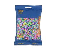 Hama - 201-50 - Loisirs Créatifs - Sachet 3000 Perles à Repasser - Taille Midi - Pastel Mixte