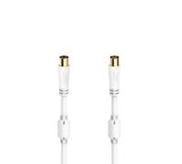Hama 205250 ANT.KABEL 100DB 10,0M Câble de connexion/câble de liaison/câble adaptateur/adaptateur Blanc