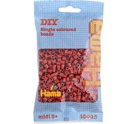 Hama 207-20 Hama Bügelperlen midi, rotbraun, im Beutel