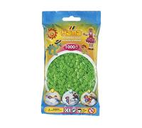 Sachet de 1000 perles a repasser hama midi vert fluorescent - loisirs creatifs - 207-42 Vert