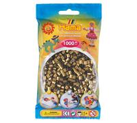 Sachet de 1000 perles a repasser hama midi bronze - loisirs creatifs - 207-63 G
