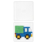 Hama Plaque pour perles Midi Petit carré Ø5 mm Blanc