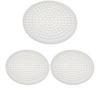 Hama - 222 - Loisir Créatif - Midi Plaque - Petite Ronde, Blanc (Lot de 3)