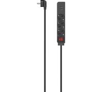 hama 223182 hama bloc 3 prises avec interrupteur 1,4 m noir avec prise USB femelle