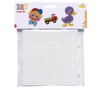 Hama Plaques pour perles à repasser 226 – 2 plaques Midi (ronde et carrée)