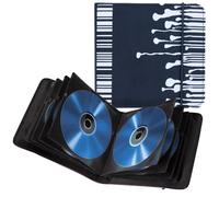 Hama 24 Poches Pour CD Wallet Pour 24x CD DVD Blu-Ray Disque Étui Rangement