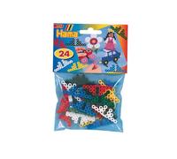 Hama Socles pour perles à repasser 645 – 24 socles – Couleurs assorties