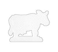 Plaque hama vache Blanc
