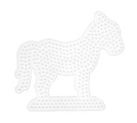 Hama Plaque Cheval 281 Midi pour perles standard Ø5 mm Blanc
