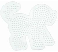 Hama Plaque midi Chien pour perles Blanc