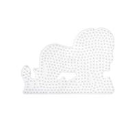 Plaque hama lion Blanc