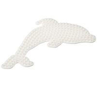 Midi plaque dauphin pour Perles Blanc