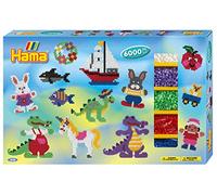 Hama - 3028 - Loisirs Créatifs - Boîte Grand Modèle Perles à Repasser - Taille Midi - Boîte Cadeau Géante