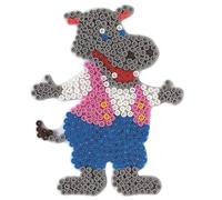Hama - 303 - Loisir Créatif - Midi Plaque - Hippopotame