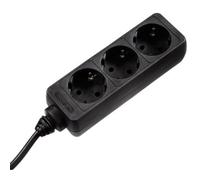 hama 30391 hama bloc 3 prises 18,0 cm noir