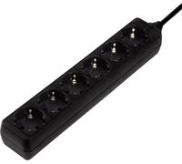 hama 30393 Bâti de prises 6x noir
