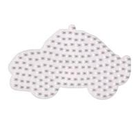 Hama - 311 - plaque voiture - perles midi - loisirs creatifs Blanc