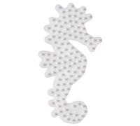Hama – Plaque Midi – Hippocampe – Perles midi – Blanc
