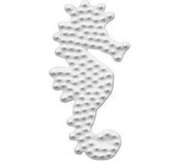 Hama - 313 - plaque hippocampe - perles midi - loisirs creatifs Blanc G