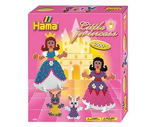Hama - 3230 - Loisirs Créatifs - Boîte Perles à Repasser - Taille Midi - Les Petites Princesses