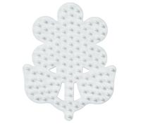 Hama - 327 - Midi Plaque - Petite Fleur, Blanc