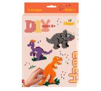 Hama Boîte de perles midi Le monde des dinosaures Ø 5 mm Multicolore
