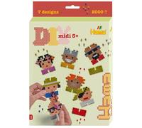 HAMA BÜGELPERLEN HAMA Perles à repasser midi 'Pixel 8', coffret cadeau