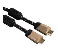 Hama 39122124 Câble HDMI 1,5 m HDMI Type A (Standard) Noir Bronze 1,5 m HDMI Type A (Standard) HDMI Type A (Standard) 4096 x 2160 Pixels 3D Noir Bronze