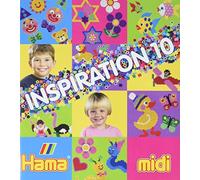 Hama – Livre Inspiration n°10 – Loisirs créatifs – Perles à repasser Midi – 64 pages