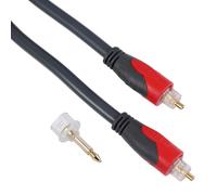 Hama 3M Câble Toslink + Adaptateur Optique 3,5Mm Câble À Fibre Optique