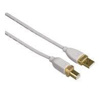 Hama 3m Câble USB 2.0 pour Ordinateur Imprimante Scanner Gris Rond Lot de 3