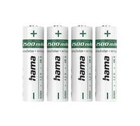 HAMA Batteries NiMH, AA Mignon, 2 500 mAh, 1,2 V, 4 pièces G