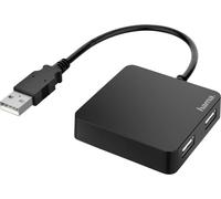 Hama 00200121 Hub USB 4 ports USB-A USB 2.0 480 MBit/s noir